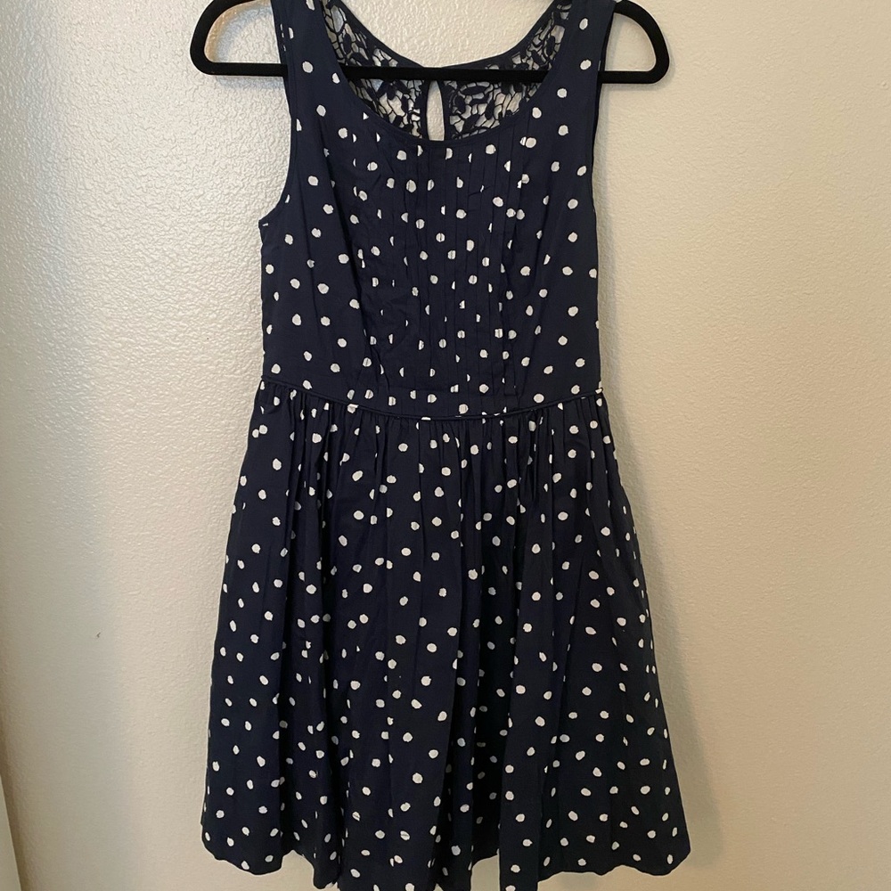 Anthropologie 💌Free Shipping Moulinette Soeurs Blue & White Dress Size 6